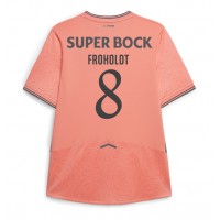 Maglia Calcio Porto Victor Froholdt #8 Seconda Divisa 2025-26 Manica Corta